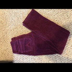 Corduroy bootcut pants